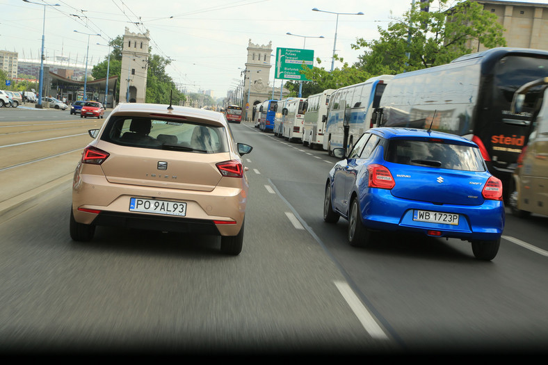 Seat Ibiza kontra Suzuki Swift - oba z miasta, ale z różnych dzielnic