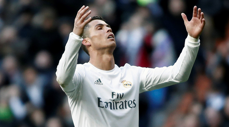 Ronaldo dühös volt az Atletico meccs után /Fotó: AFP