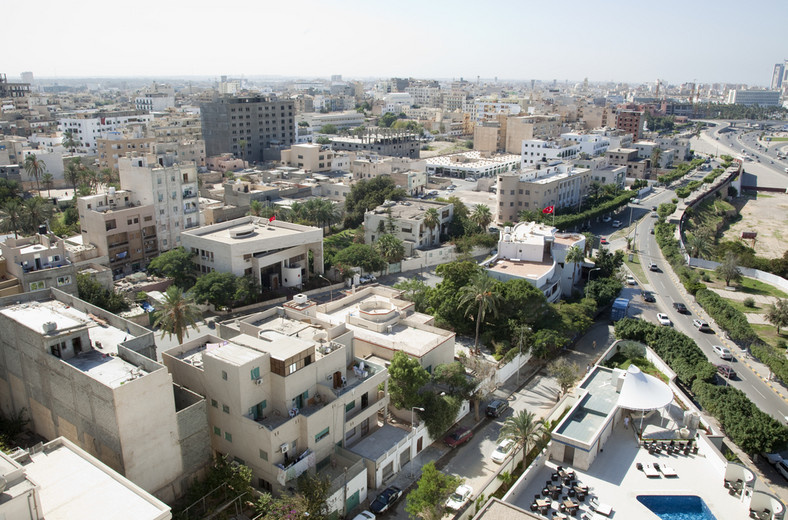 Widok na Trypolis, stolicę Libii