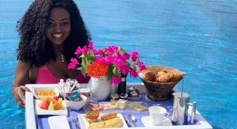 Jackie Appiah on vacation