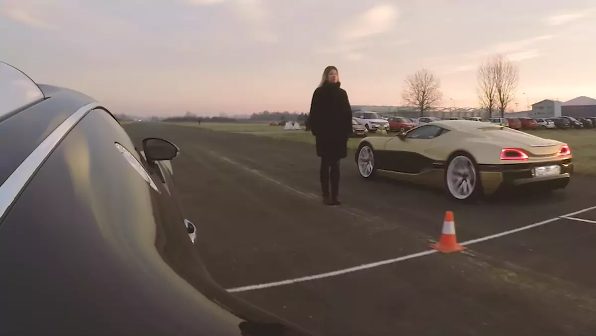 Drag race: Bugatti Veyron vs Rimac Concept One