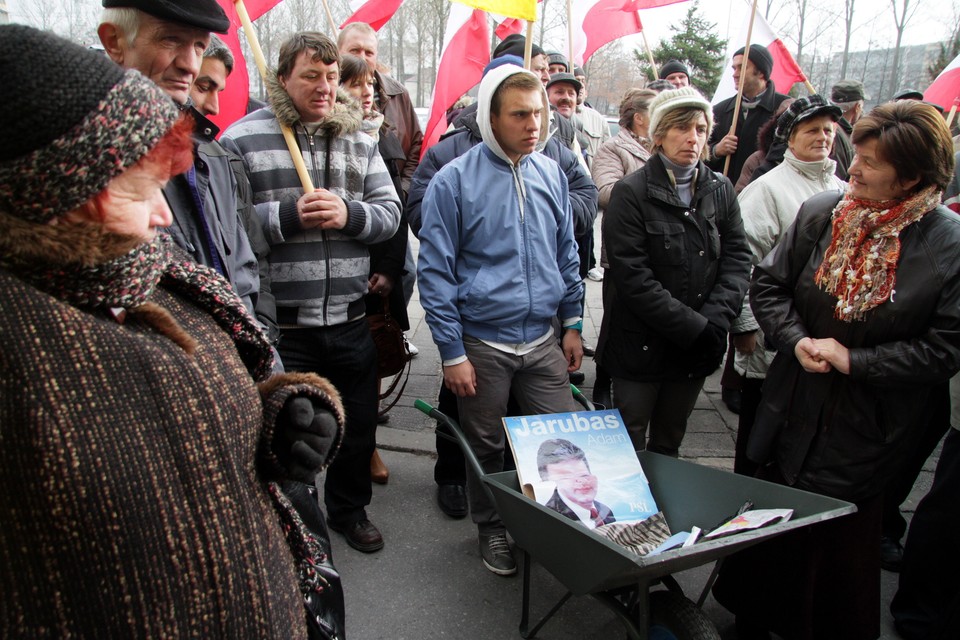 Protest hodowców ogórków