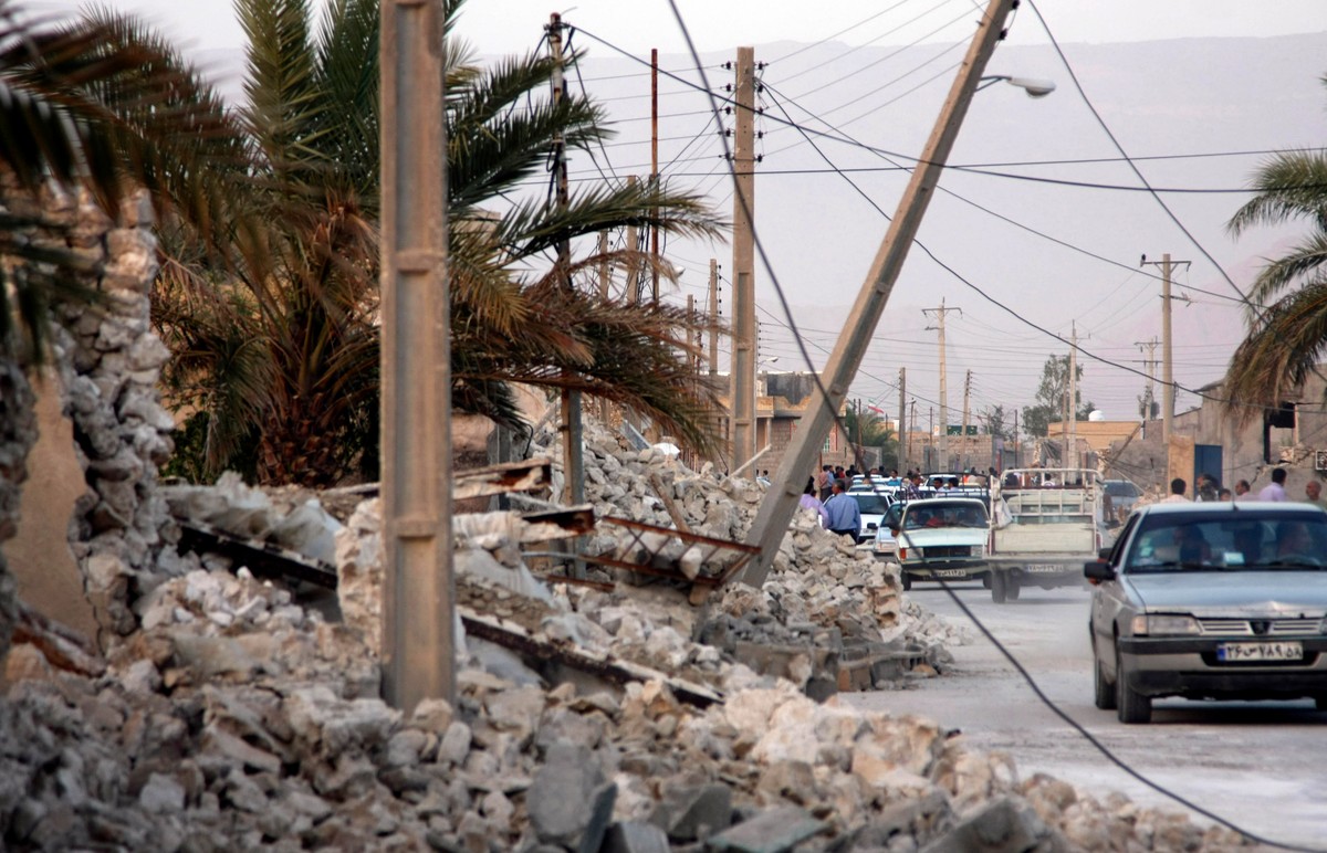 Shonbeh w Iranie po trzesieniu ziemi