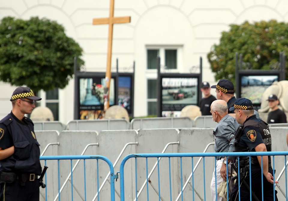 WARSZAWA TABLICA PAŁAC PREZYDENCKI