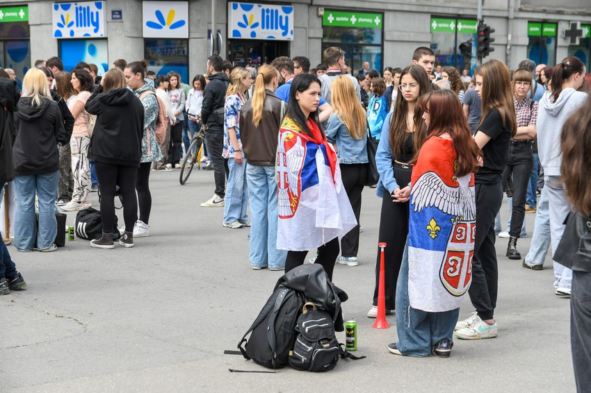 Novi Sad protest srednjoškolaca