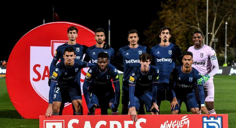 Belenenses started with nine players against Benfica on Saturday Creator: PATRICIA DE MELO MOREIRA