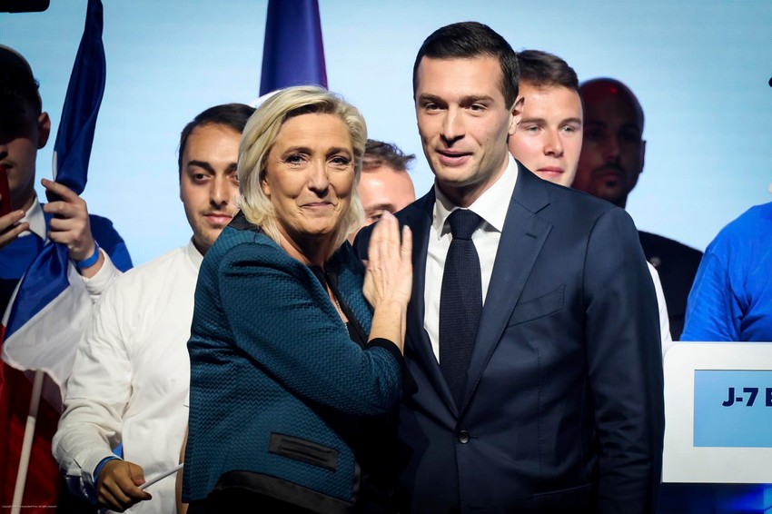 Marin le Pen i Žordan Bardela