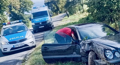 Nie zatrzymał się do kontroli. Ucieczka zakończona kolizją i mandatem 16 tys. zł