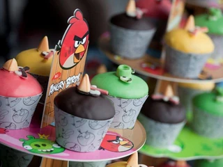 Angry Birds cupcakes