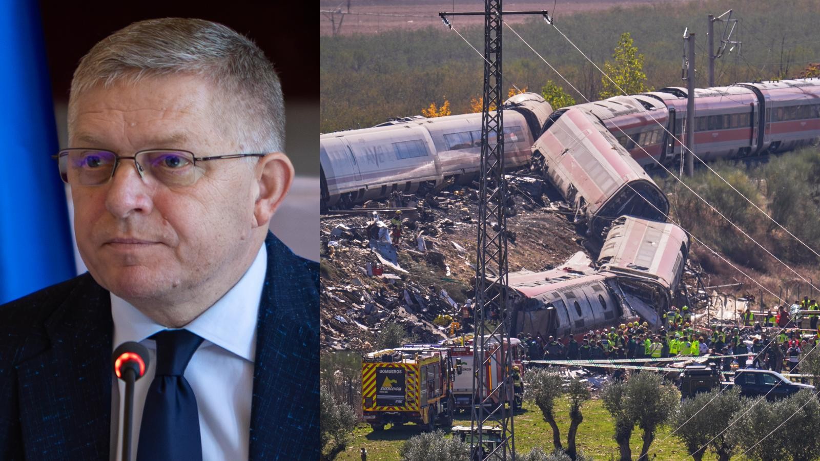 Fico po zrážke vlakov vyjadril úprimnú sústrasť a solidaritu so Španielskom.