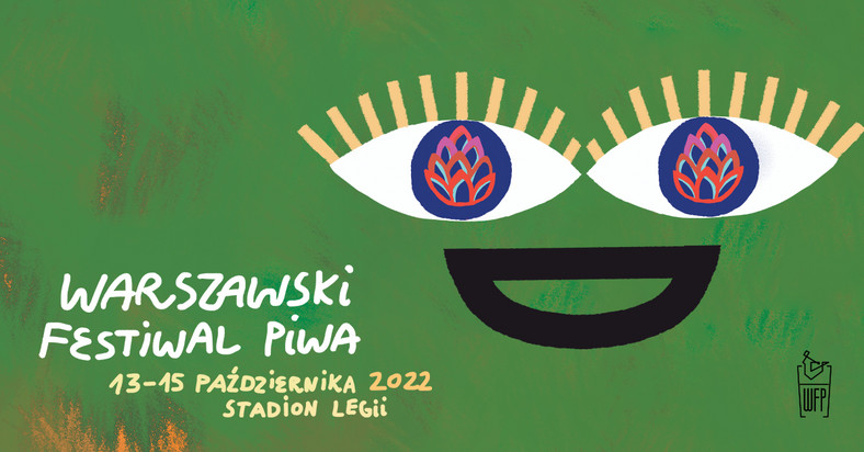 Plakat zapowiadający 14. Warszawski Festiwal Piwa