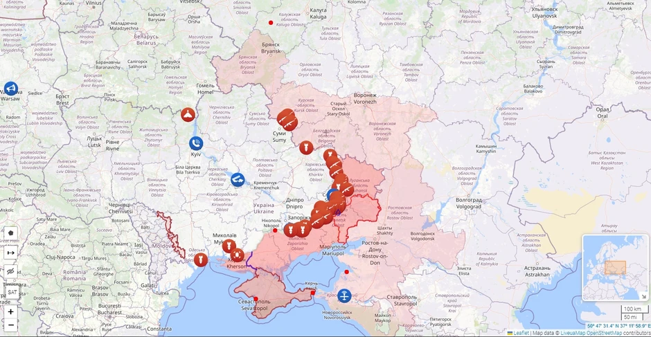 Kako trenutno izgleda vlasništvo nad teritorijama u Ukrajini