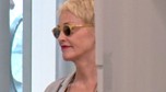 Sharon Stone w nowej fryzurze na lotnisku w Los Angeles