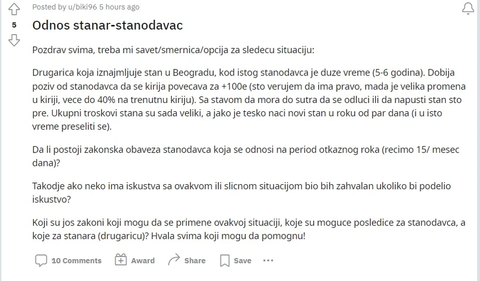 iskustvo Beograđanke