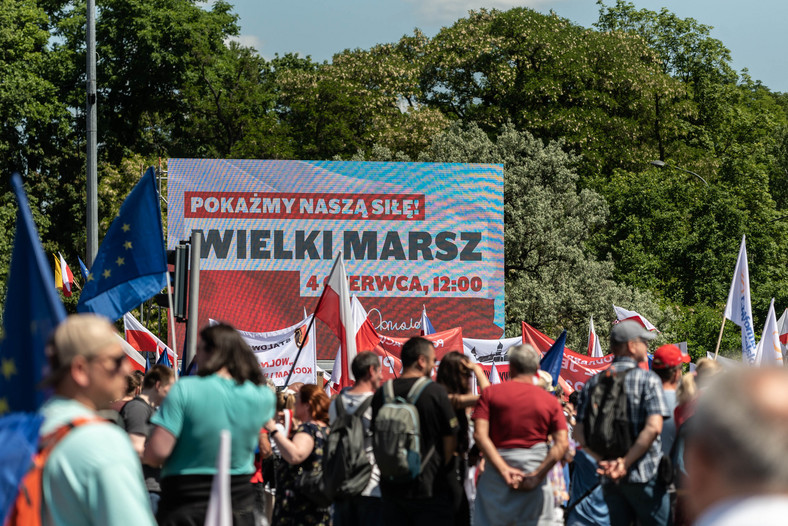Marsz w Warszawie 4 czerwca