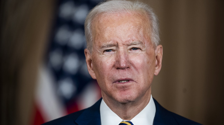 Joe Biden Navalnij szabadon engedését követeli /Fotó: MTI/EPA/Jim Lo Scalzo