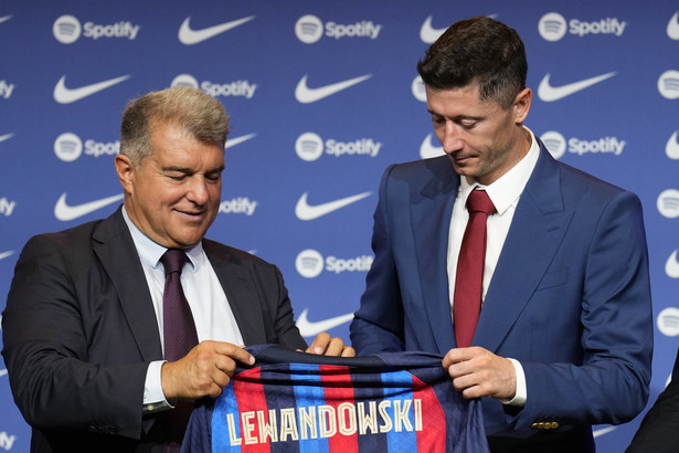 Joan Laporta i Robert Lewandowski