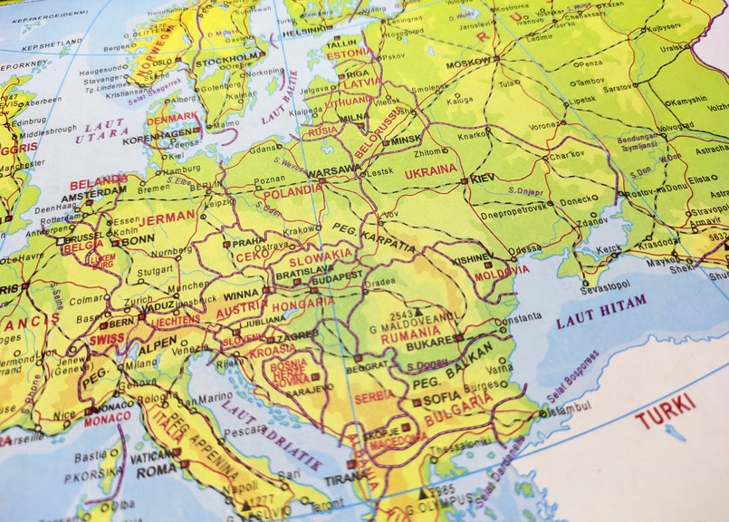 quiz, mapa, europa