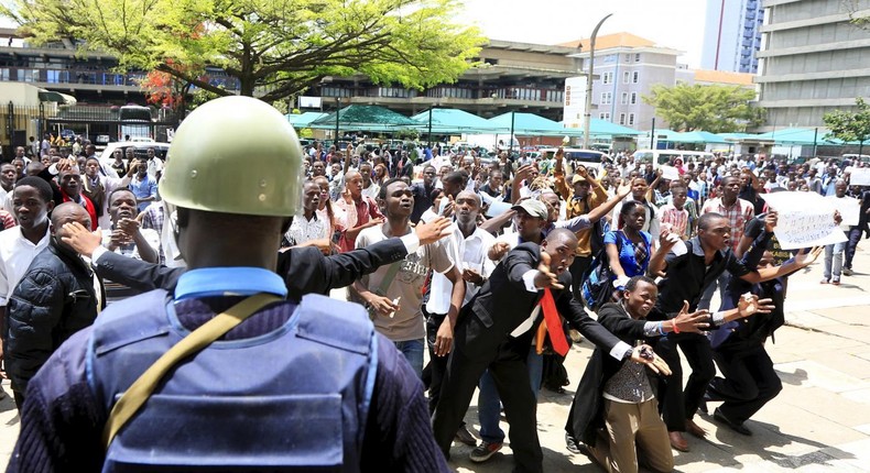 UoN students protest