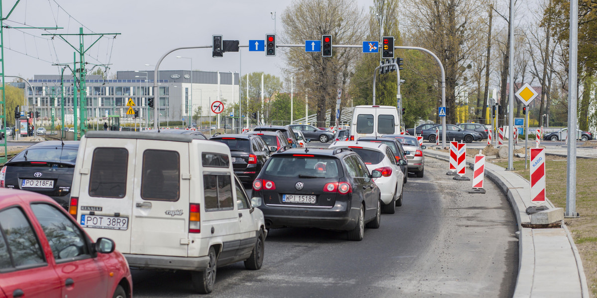 Będą utrudnienia na Jana Pawła II i Baraniaka