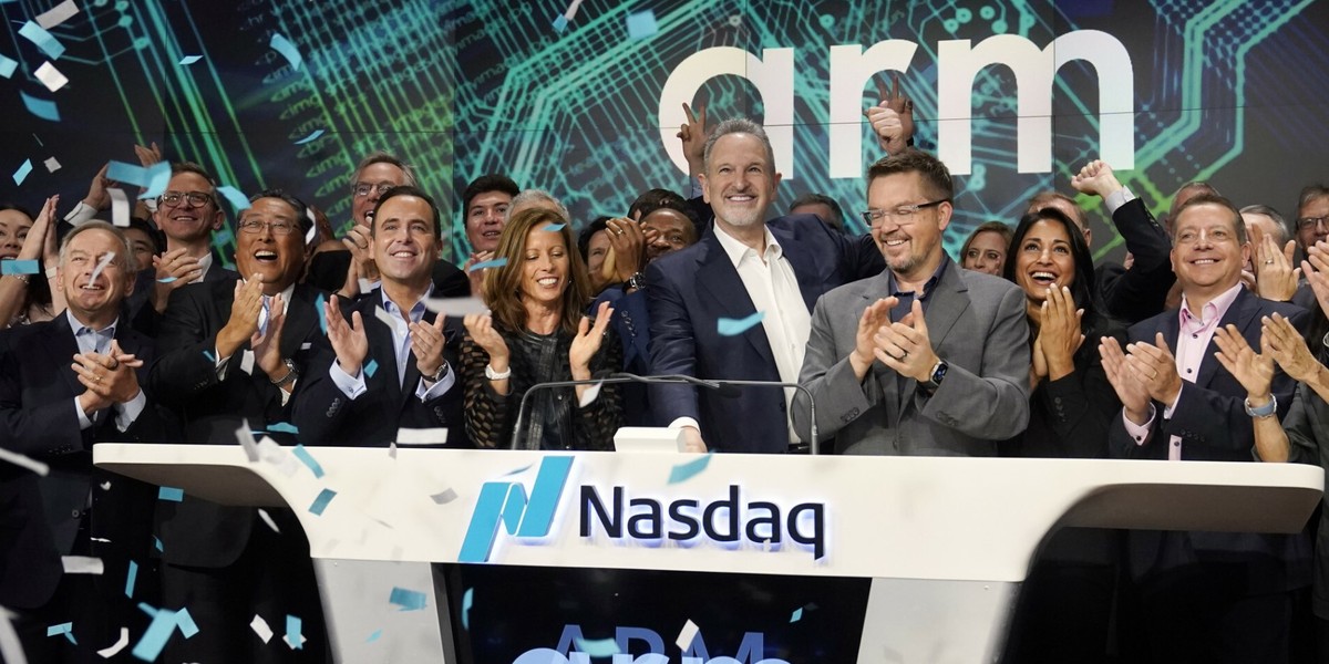 Arm debiutuje na Nasdaq