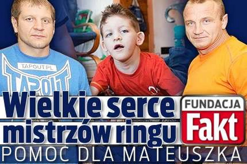 Wojownicy MMA pomogli choremu Mateuszkowi!