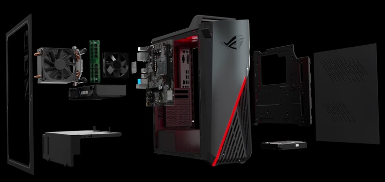 Asus ROG Strix G15DK - komputer stacjonarny daje zdecydowanie większe możliwości dostosowania i modernizacji