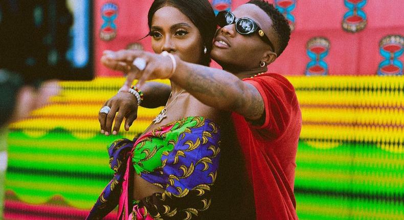 Wizkid and Tiwa Savage used a lot of 'stew' to get people talking in 2018 [Instagram/TiwaSavage]