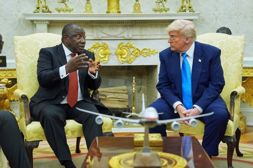 Donald Tramp i Siril Ramafosa