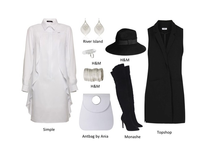 Czerń i biel - ponadczasowy duet w modnych stylizacjach