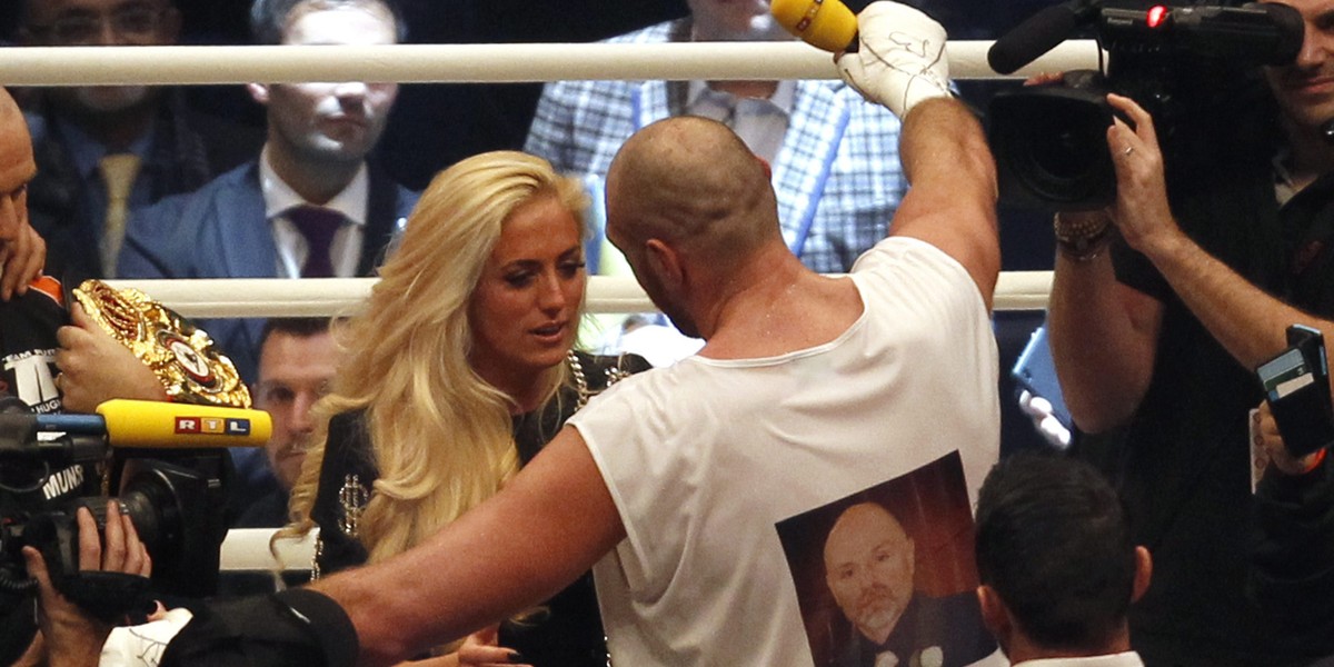 Pogromca Władimira Kliczki bije żonę? Szokujące słowa Tysona Fury'ego