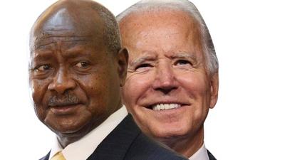 President of Uganda; Yoweri Museveni and the president of the US, Joe Biden