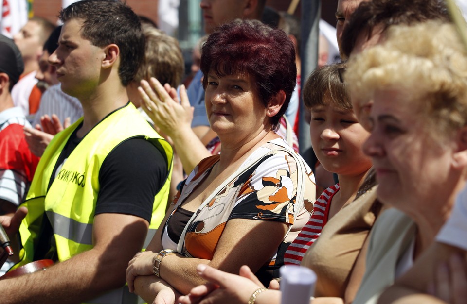 RUDA ŚLĄSKA PROTEST GÓRNIKÓW