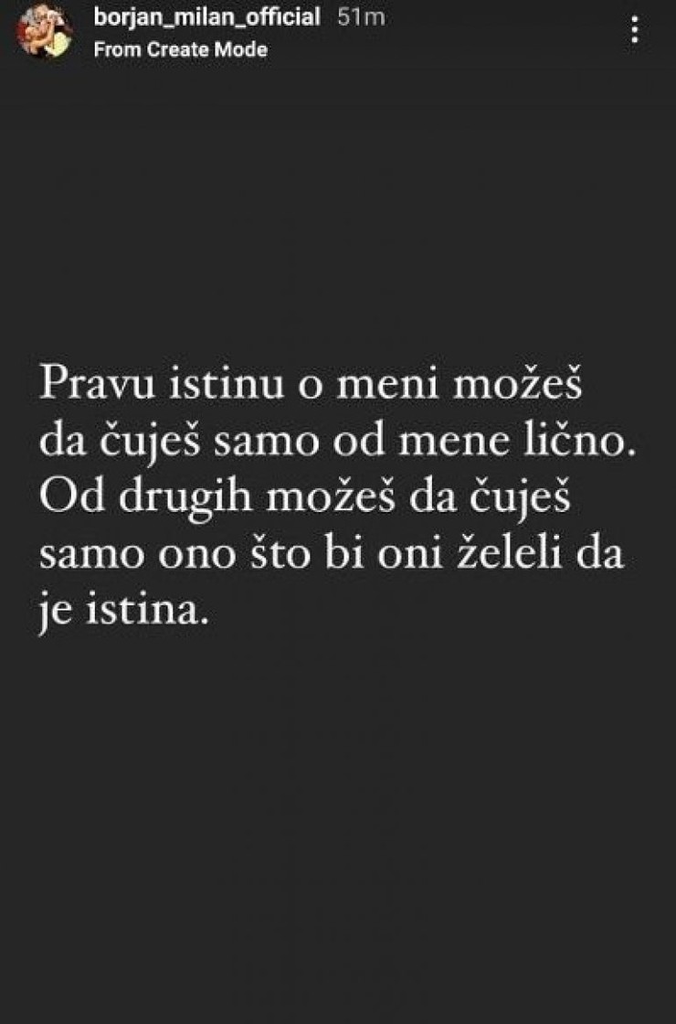 Poruka Milana Borjana