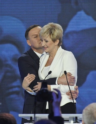 Andrzej Duda i Agata Kornhauser-Duda