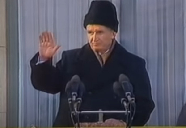 Ostatnie przemówienie Nicolae Ceausescu / YouTube / euronews