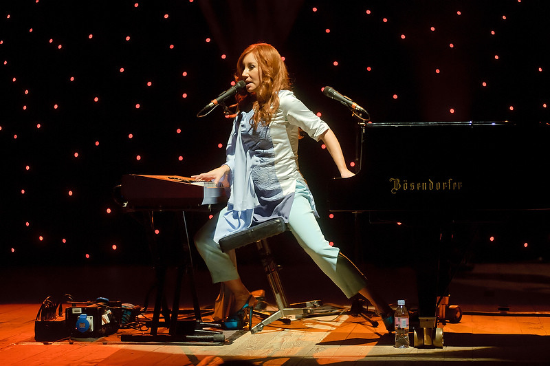 Tori Amos w Sali Kongresowe (fot. Darek Kawka/Onet.)