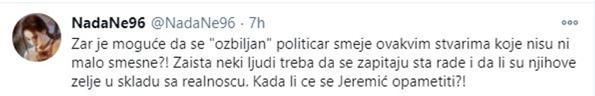 Jeremić, tviter, vic