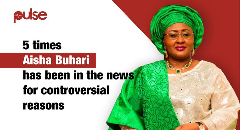 5 times Aisha Buhari has been in the news for controversial reasons. 