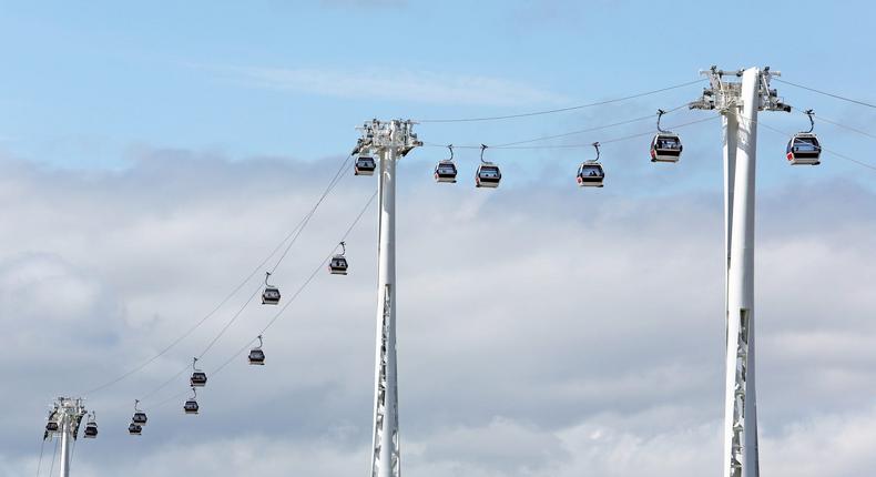 London's cable-car system has a new name after its owners agreed on a new sponsorship deal.Richard Newstead / Getty Images