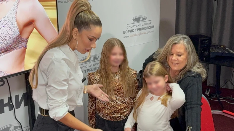 Tea Tairović pred koncert u Skoplju