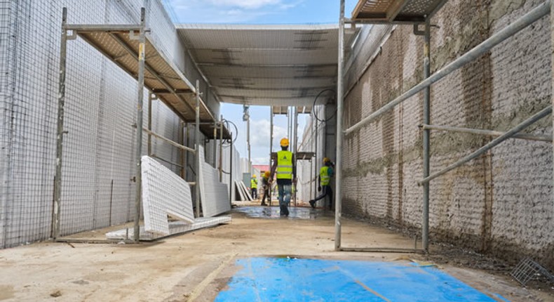 PHOTOS: Ghana’s first 100-bed COVID-19 Isolation Centre nears completion