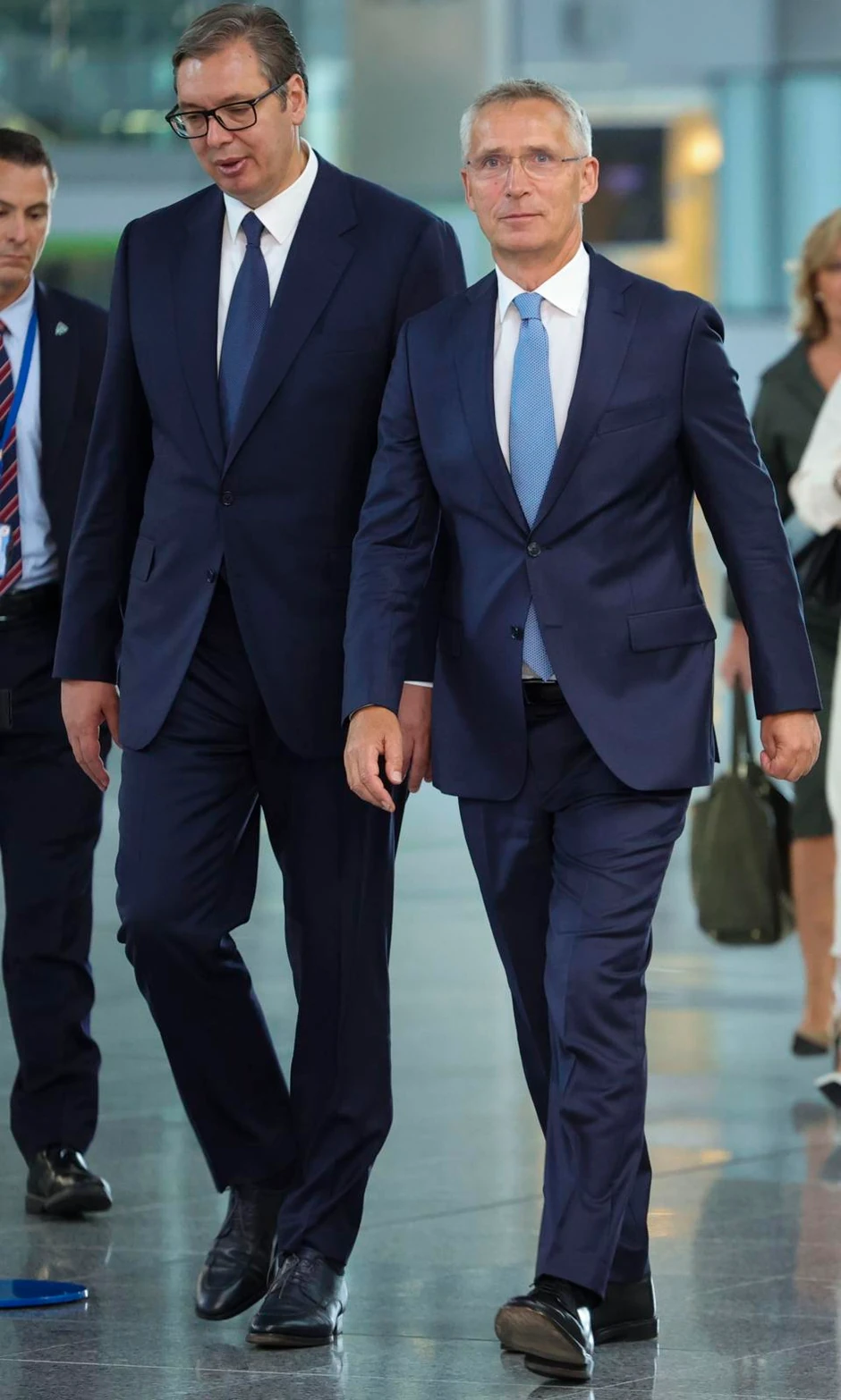 Aleksandar Vučić i Jens Stoltenberg
