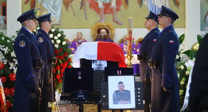 Pogrzeb zastrzelonego policjanta w Białej Podlaskiej. Poruszające słowa nad trumną