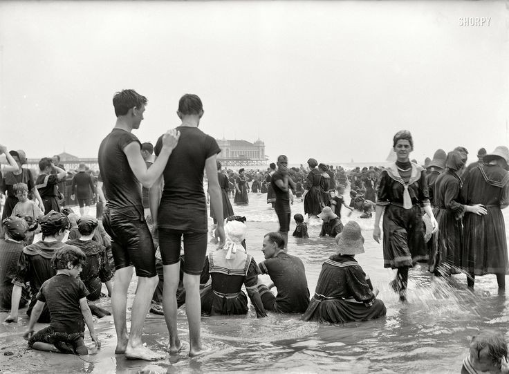 Dawna moda plażowa