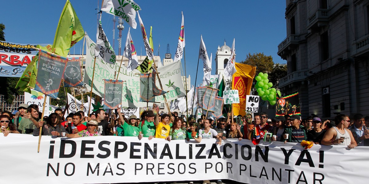 People in Latin America are starting to turn against outlawing marijuana