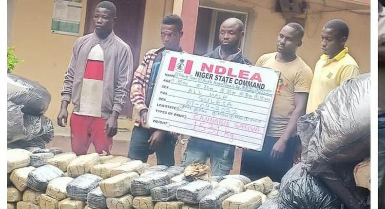 NDLEA arrests 8 suspected bandits in Ondo forest. [Twitter:NDLEA]