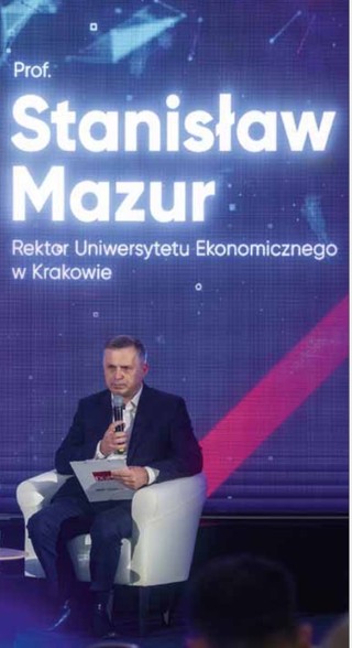 Stanisław Mazur, rektor Uniwersytetu Eknomicznego w Krakowie, członek Konferencji Rektorów Uczelni Ekonomicznych (KRUE)