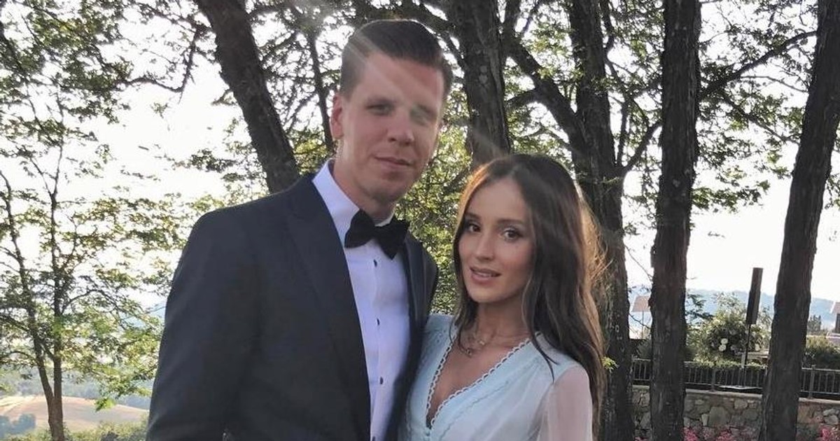 Wojciech Szczęsny bawił się z żoną Mariną Łuczenko ...