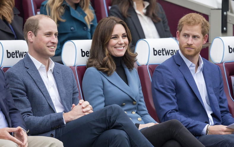Książę William, księżna Kate i książę Harry przyjaźnili się